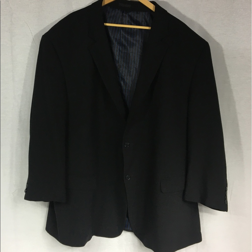 CM gold series sport coat jacket 58 regular dark navy blue worn good condition